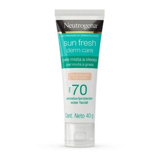 Protetor Solar Neutrogena Sun Fresh Pele Oleosa Clara FPS 70 40g