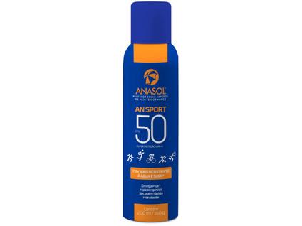 Protetor Solar Transparente An Sport FPS50 200ml - Anasol