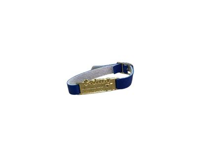Pulseira Salmo 91 Couro com Detalhes Dourados Unisex - Pacote com 10 Unidades