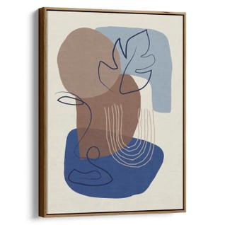 Quadro Boho Essência Orgânica em Formas Fluídas