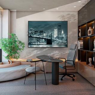Quadro Decorativo Ponte Brooklyn Noturna