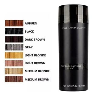 Queratina Natural em Fibras para Volume e Densidade Disfarça Falhas no Cabelo e Couro Cabe