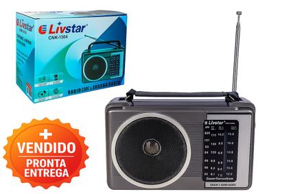 Rádio Retrô AM FM a energia Alto-Falante de Alta Qualidade,Antena Extensível e Ótima Sinto