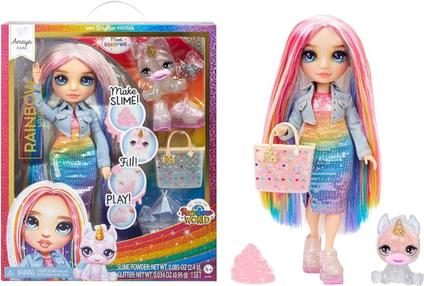 Rainbow High Amaya, Rainbow Com Slime Kit E Pet