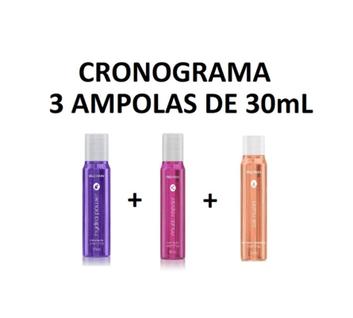 Red Iron Kit Cronograma Capilar 3 Ampolas de 30mL (1 Hidra Power + 1 Oil Nutre + 1 Multi R