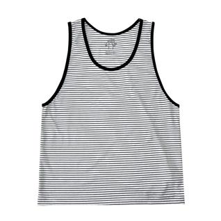 Regata Basic + Listrada Preto e Branco