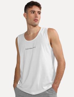 Regata Calvin Klein Jeans Masculina Front Logo Branca