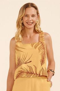 Regata Feminina Decote Quadrado Marialícia - Estilo e Conforto para o Verão