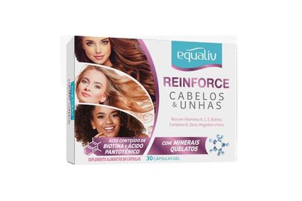 Reinforce Cabelos E Unhas 30 Cps Em Gel  Equaliv