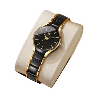 Relógio De Quartzo De Luxo Com Pulseira De Aço Inoxidável Para Mulheres, Relógio De Moda F