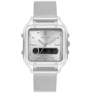 Relógio Euro Feminino Fashion Fit Sporty Prata - EUBJ3890ABF/4K