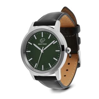 Relógio Feminino Elegante Prata Casual Clássico New Port