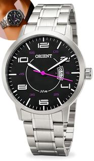 Relógio Orient Feminino Analógico Quartz De Pulso Elegante Prateado Em Aço Inoxidável A Pr