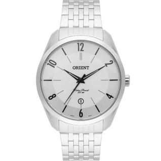 Relógio Orient Masculino Prateado Original Mbss1300 S2sx
