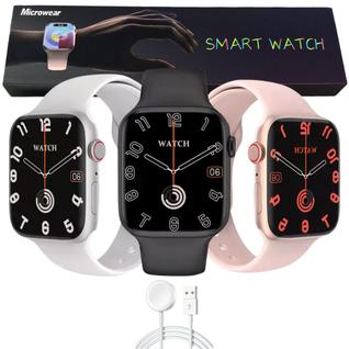 Relogio Smart Watch W29s Pro Original Microwear Serie 9 Android iOS Nfc Gps Masculino Femi
