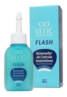 Removedor De Cutículas Instantâneo Flash 45ml Vefic