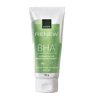 Renew Corretor De Marcas Escuras Creme Clareador Para As Mãos 50g Avon