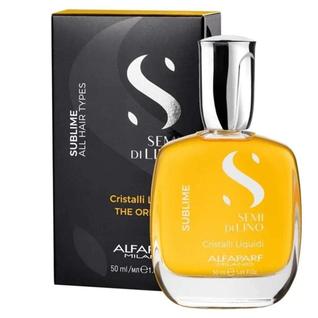 Reparador de Pontas Óleo Capilar Alfaparf Sublime Cristalli Liquid 30ml Brilho Luminosidad