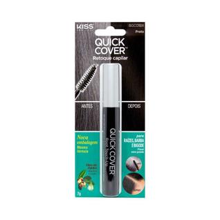 Retoque de Raiz Kiss New York Gray Hair Touch Up Preto