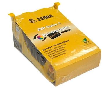 Ribbon Zebra Color 800033 840 para ZXP3 200 Impressões