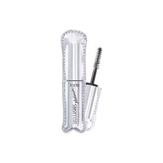 Rímel, tarte, luzes, câmera, cílios, preto platinado, Travel