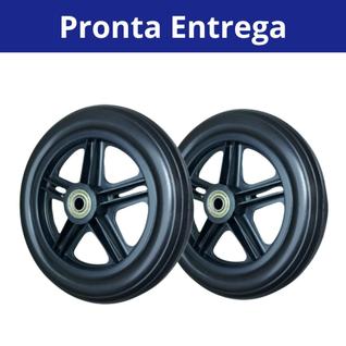 Rodinha dianteira Aro 6 Par Para Cadeira de Rodas