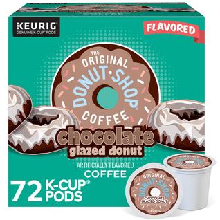 Rosquinha com cobertura de chocolate Coffee The Original Donut Shop 72 K-Cups