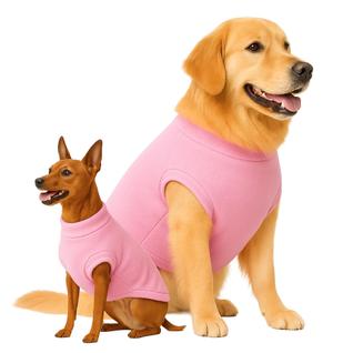 Roupa para Cachorro Rosa Confortável Quentinha para Pet Tamanho 0 a 18 do Pequeno ao Grand