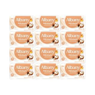 Sabonete Albany 80g Hidratação Suavizante Óleo de Coco 12Un