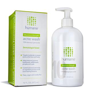 Sabonete Corporal Vegano com 10% de Peróxido de Benzoíla - 480ml - Para Acne