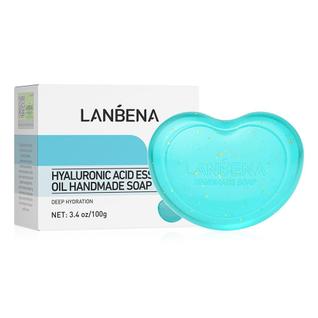 Sabonete Hidratante LANBENA Blue Soap - Melhora a Elasticidade da Pele