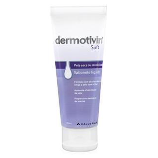 Sabonete Líquido Facial para Pele Seca ou Sensibilizada Dermotivin Soft