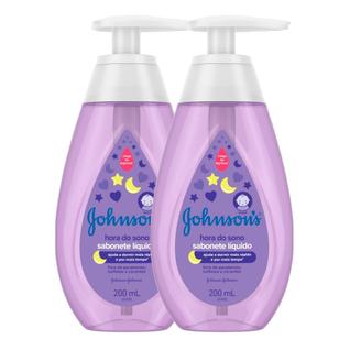 Sabonete Líquido Infantil Johnson's Hora do Sono 200ml  Kit com duas unidades