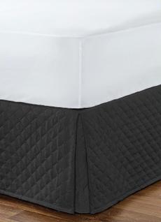 Saia Box Matelada Ultrassônico Casal King Size ou Conjugado Cor PRETO