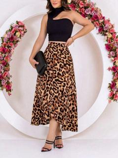 Saia envelope viscolinho com forro