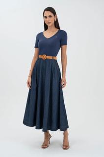 Saia Jeans Godê Via Tolentino