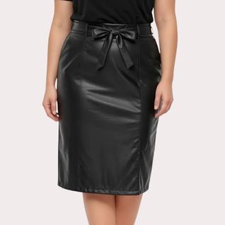 Saia material sintético Evangélica Com Lacinho Plus Size 46 / 48