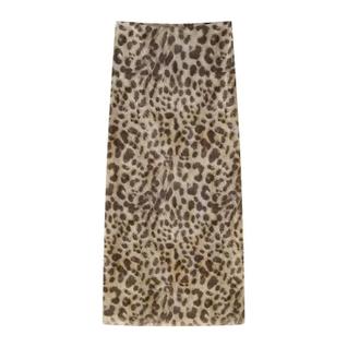 Saia Midi Com Estampa De Leopardo Para Mulheres, Elegante E Casual, Moda Para Escritório E