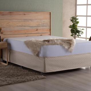 Saia Para Cama Box Tamanho Casal Matelado Ultrassônico Varias Cores