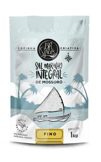 Sal Marinho BR Spices Integral De Mossoró Fino Pouch 1KG