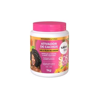 Salon Line Ativador de Cachos Mel e Óleo de Argan 1kg