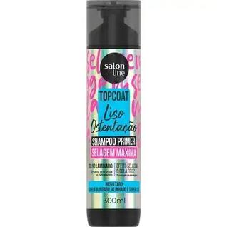 Salon Line Shampoo Primer Top Coat Liso Ostentação Selagem Máxima 300ml
