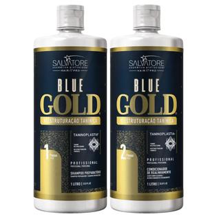 Salvatore - Kit Escova Progressiva Blue Gold 2x1