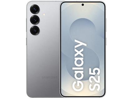Samsung Galaxy S25 5G 256GB Galaxy AI Prata 6,2" 12GB RAM Câm. Tripla 50+12+10MP Bateria 4