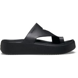 Sandália Crocs Getaway Platform Toe Loop Sandal Black