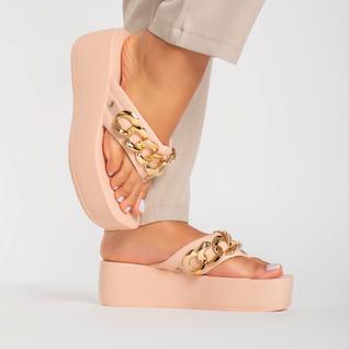 Sandália Nuvem Eva Plataforma Feminino Adulto Elegante