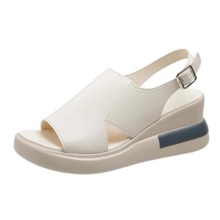 Sandálias De Plataforma Wedge Femininas De Verão, Estilo Retro, Calçados De Praia Casuais,