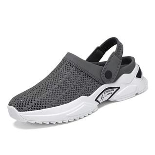 Sandálias esportivas Zonkacen Man com alça de salto ajustável cinza 10 homens