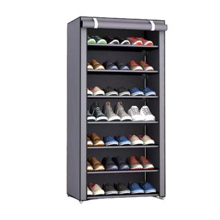 Sapateira Simples Montável Cinza Snel Home Organizador de Sapatos Compacto e Fácil de Mont