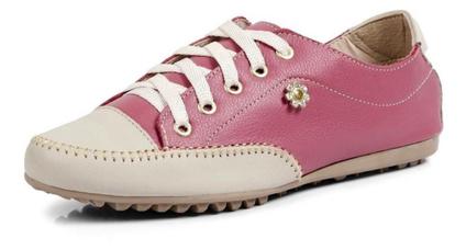sapatênis tênis feminino de couro casual confort moderno